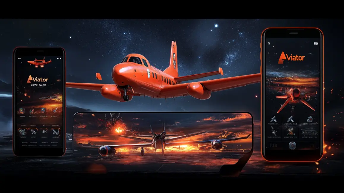 The 'Aviator Game' is showcased on a variety of high-tech devices, with a red plane at the center, promising a fast, modern, and reliable gaming experience for all TK71 players.