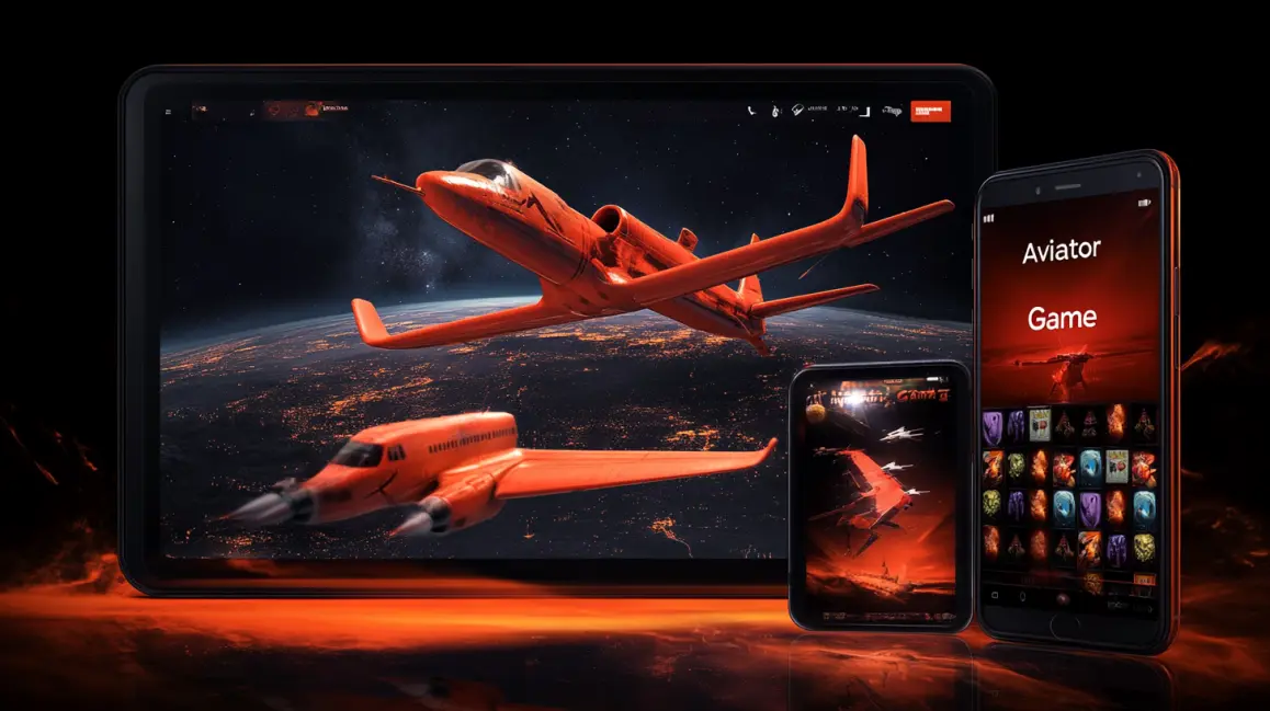 Two phones display the 'Avictor' app, showing a financial chart and a plane, representing the strategic and rewarding nature of playing crash games at TK71.